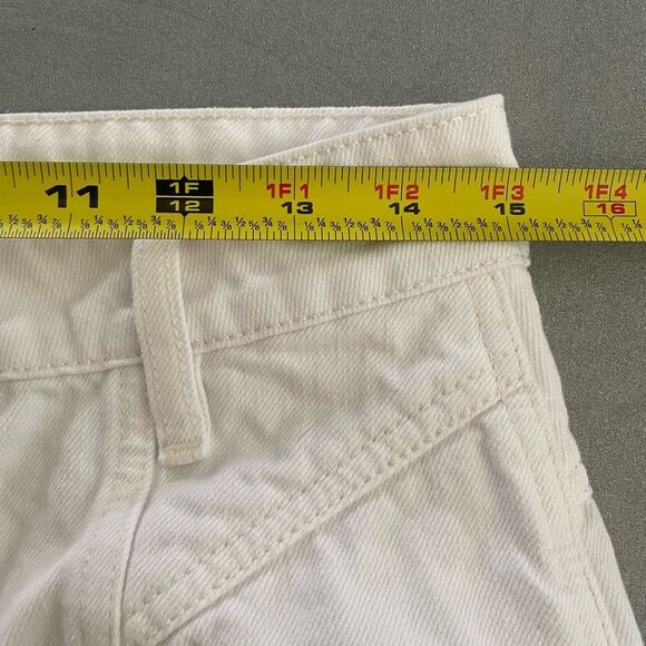 Isabel Marant 100% Cotton White Kelissa High Waisted Jeans Size 8 - Picture 10 of 13